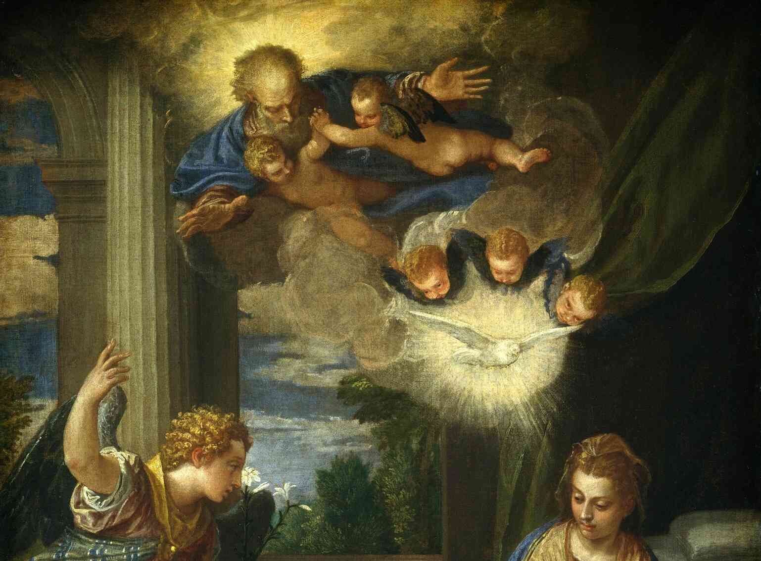 L&rsquo;Annonciation, Paolo Véronèse, (Paolo Caliari) (1528, Vérone – 1588, Venise)